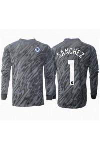 Chelsea Robert Sanchez #1 Keeper Fotballdrakt Borte Klær 2024-25 Lange ermer